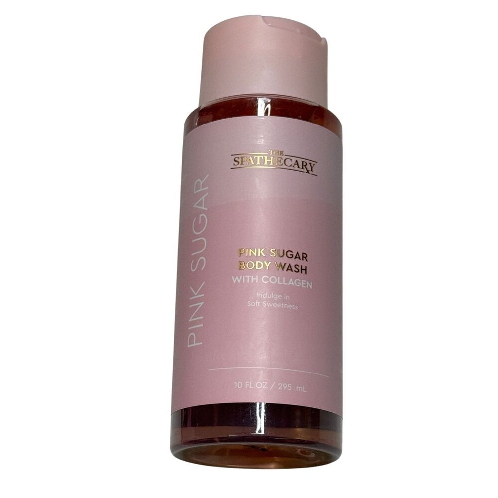 The Spathecary Pink Sugar Body Wash With Collagen 10oz